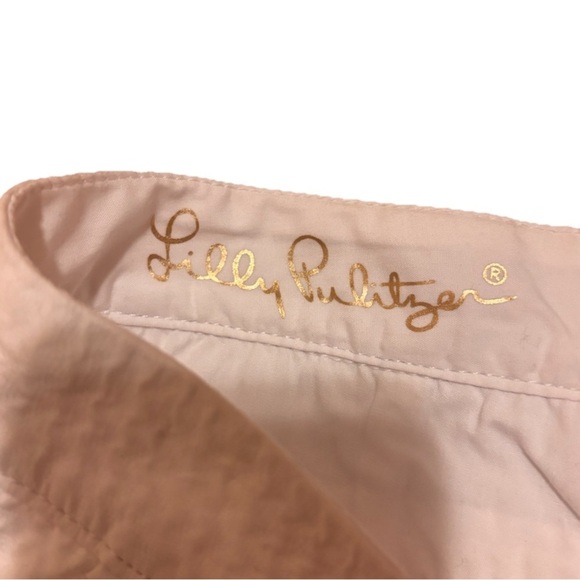 Lilly Pulitzer Womens 00 White Buttercup Scallop Hem Shorts 28 Waist Resort Wear - Picture 4 of 8